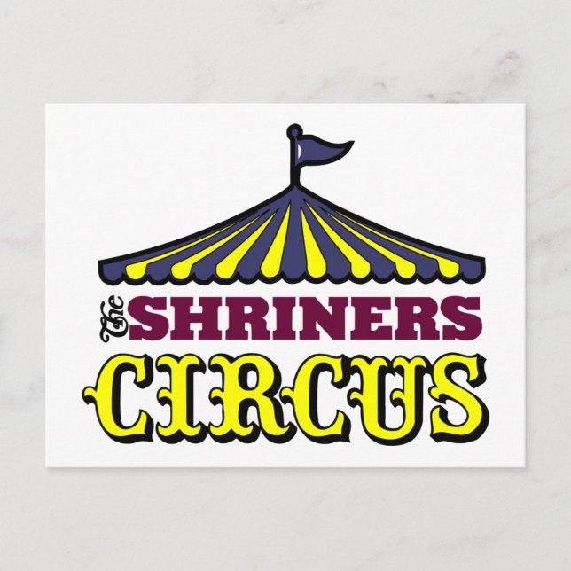 Postal Circo de Shriners (Anverso)