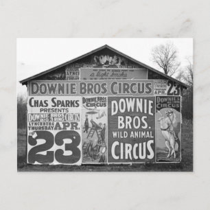 Postal Circo Downie Bros., 1936