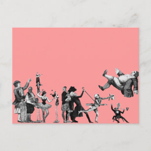 Postal Circo en caída