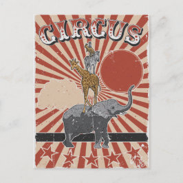 Postal Circo personalizable