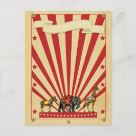 Postal Circo personalizable