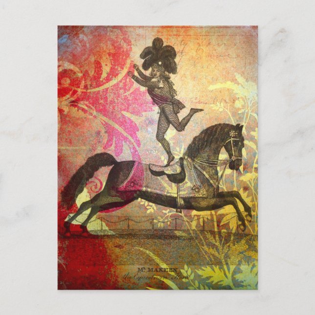 Postal Circo vintage (Anverso)