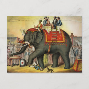 Postal Circo vintage