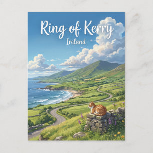 Postal Circuito Escénico Ring of Kerry Irlanda