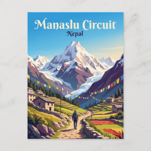 Postal Circuito Manaslu Nepal