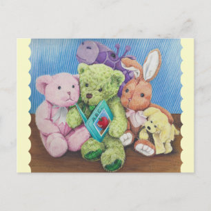 Postal Círculo animal Círculo de cosas Imprimir arte