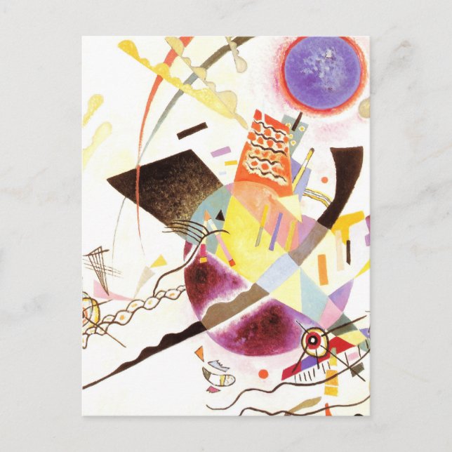 Postal Círculo azul (Anverso)