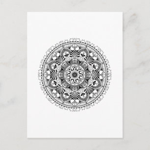 Postal Círculo de Mandala