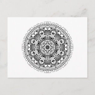Postal Círculo de Mandala
