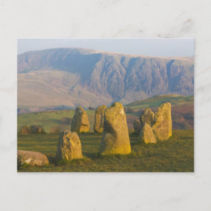 Postal Círculo de piedras de Castlerigg, Distrito de los 