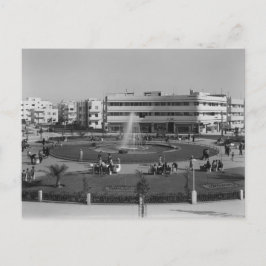 Postal Círculo Dizengoff de Tel Aviv en los años 30