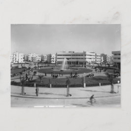 Postal Círculo Dizengoff en Tel Aviv en los años 30