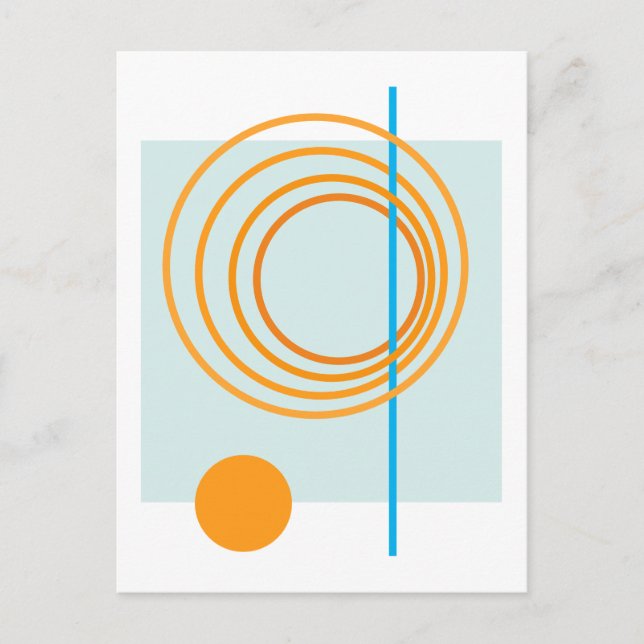 Postal Círculo flotante 5 (Anverso)