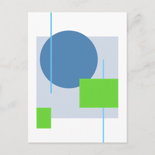 Postal Círculo flotante 8 (Anverso)