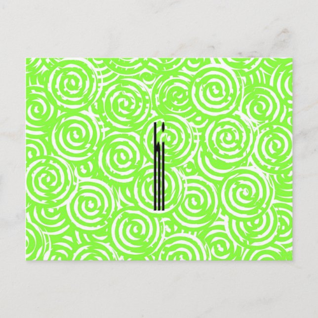 Postal Círculos, círculos y más círculos (Anverso)