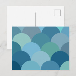 Postal Círculos con patrones