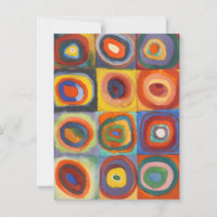 Círculos Concéntricos de las plazas de Kandinsky