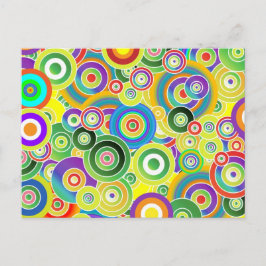 Postal Círculos de colores