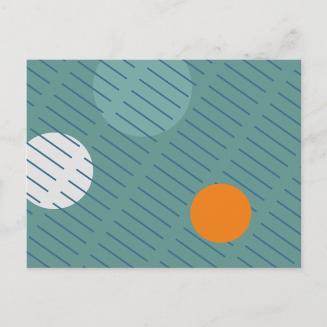 Postal Círculos flotantes 1 (Anverso)