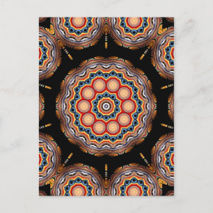 Postal Círculos Kaleidoscope