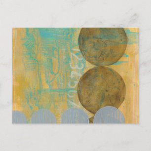 Postal Círculos oscuros y grises con números