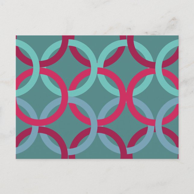 Postal Círculos vinculados 2 (Anverso)