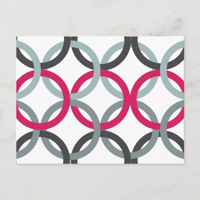 Postal Círculos vinculados 2 (Anverso)