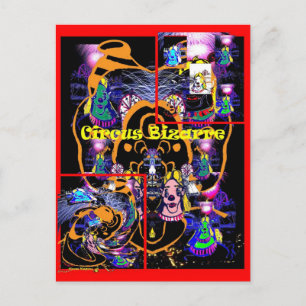 Postal Circus Bizarre - Postcard