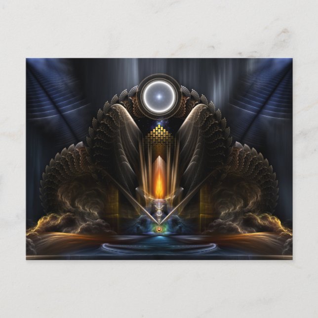 Postal Círito, El Templo De La Orb De Karinos (Anverso)
