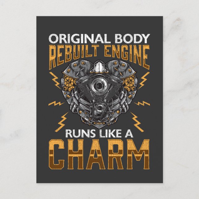 Postal Cirugía de derivación de motor reconstruido de tra (Anverso)