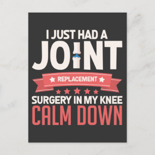 Postal Cirugía de Reemplazo de Rodilla Recuperación Recup