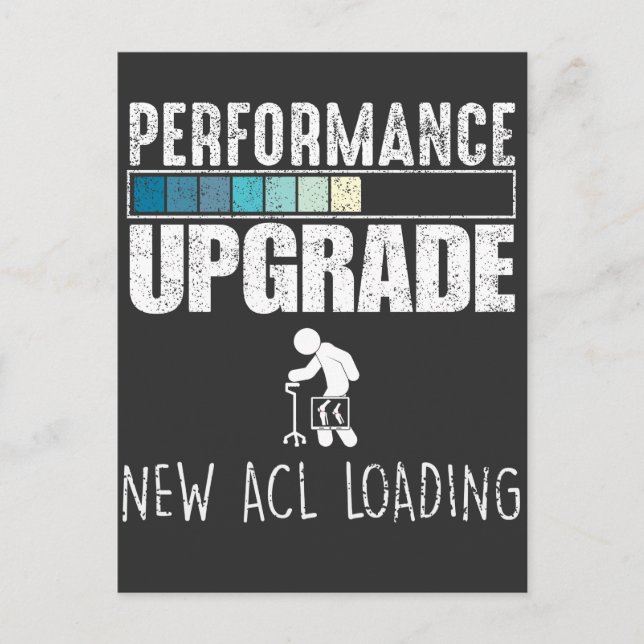 Postal Cirugía de rodilla LCA de ligamento cruzado anteri (Anverso)