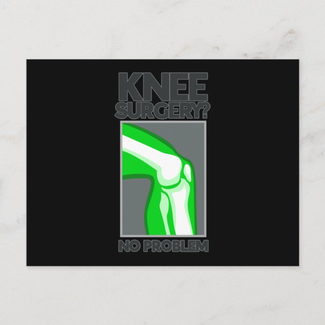 Postal Cirugía Knee Sin Problema (Anverso)