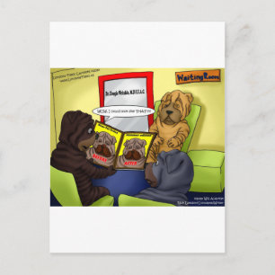 Postal Cirugía Plástica Shar-Pei Camisetas Divertidas Taz