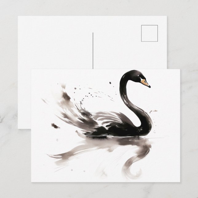 Postal Cisne (Anverso / Reverso)