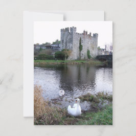 Postal Cisne de río Barrow, Castillo de Athy Co. Kildare
