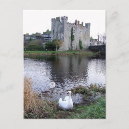 Postal Cisne de río Barrow, Castillo de Athy Co. Kildare