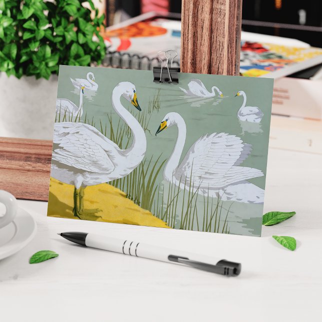 Postal Cisnes Por Verneuil (Subido por el creador)