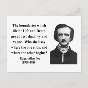 Postal Cita 10b de Edgar Allen Poe