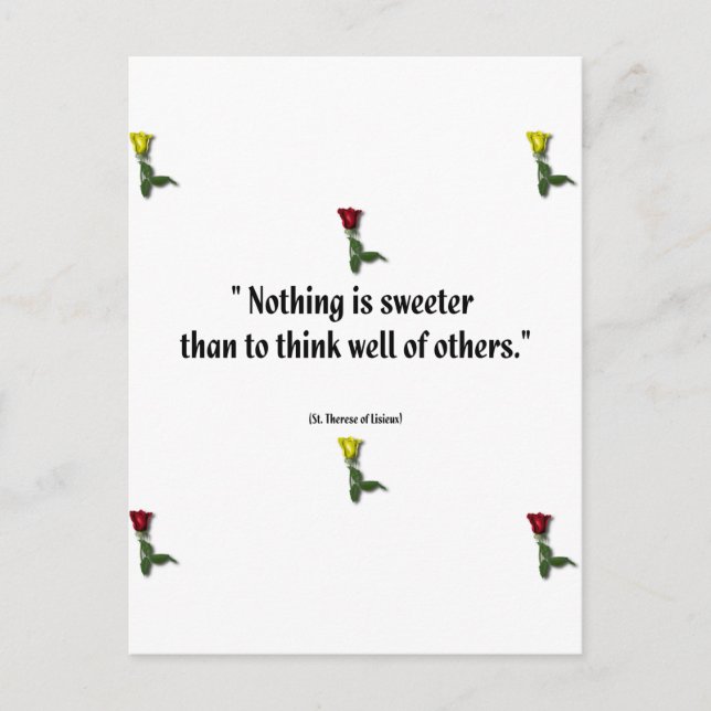 Postal Cita 1 de San Terés (Anverso)