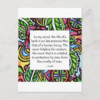 Cita animal de Gandhi