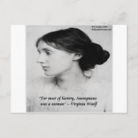Cita Anónima de Virginia Woolf Era Una Mujer