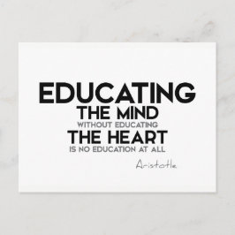 Postal CITA: Aristóteles: Educando mente, corazón