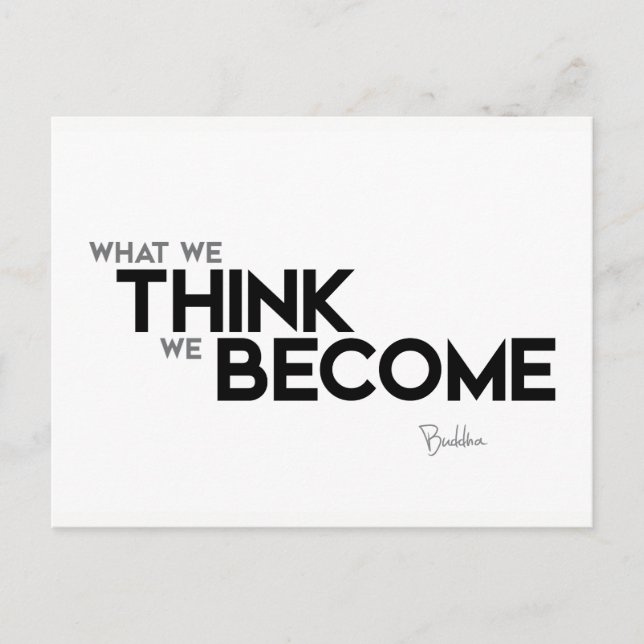 Postal CITA: Buda: La mente lo es todo (Anverso)