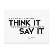 CITA: Cicerón: Piénsalo, di