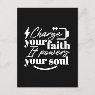 Postal Cita Cristiana Motivacional – Carga Tu Fe