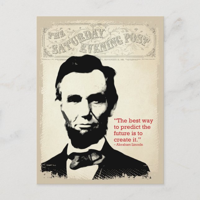 Postal Cita de Abe Lincoln (Anverso)
