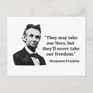 Postal Cita de Abraham Lincoln Troll