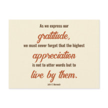 Cita de Acción de Gracias de John F. Kennedy de do