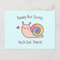 Cita de aliento de caracol lindo lenta pero segura